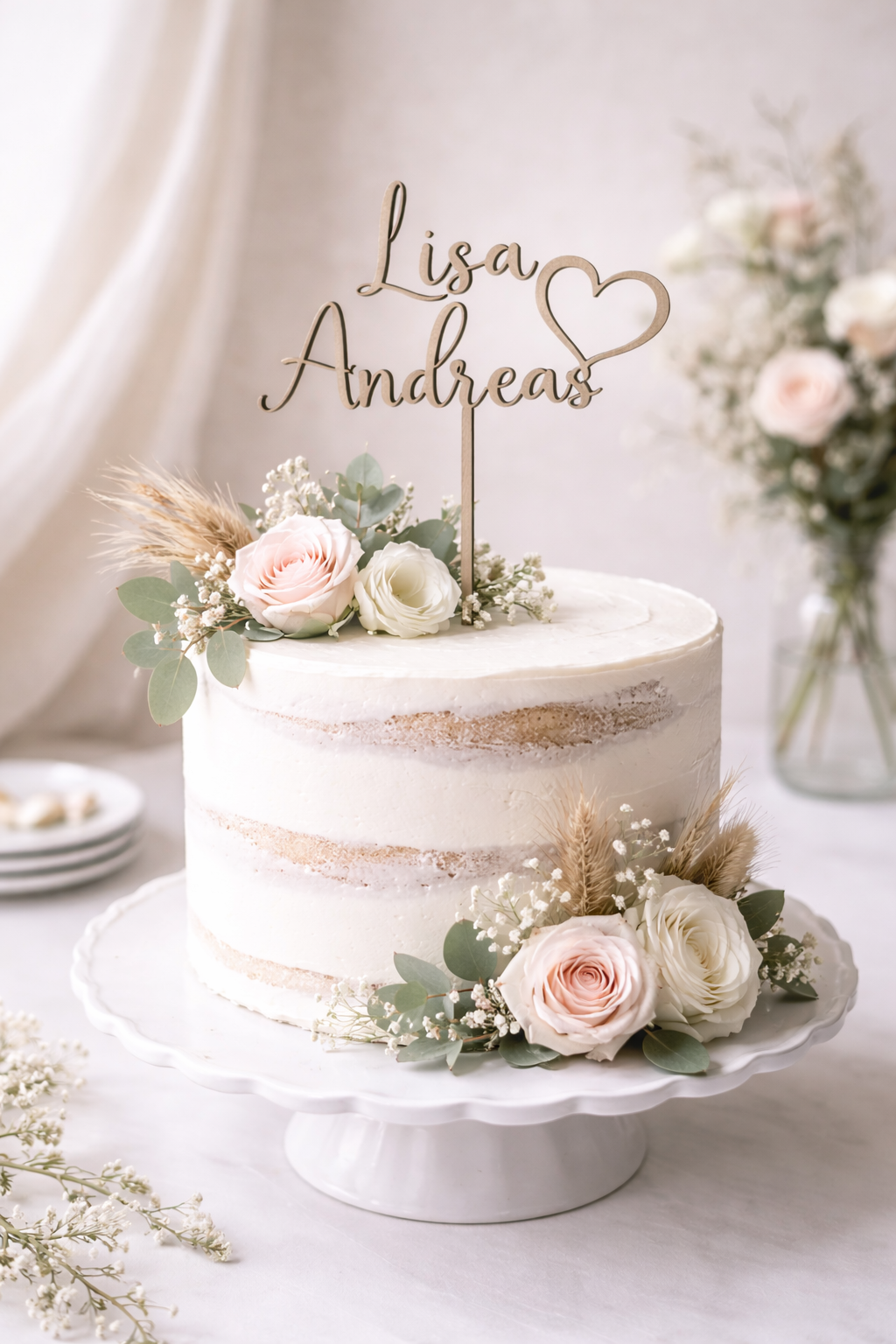 Tortenstecker Hochzeit