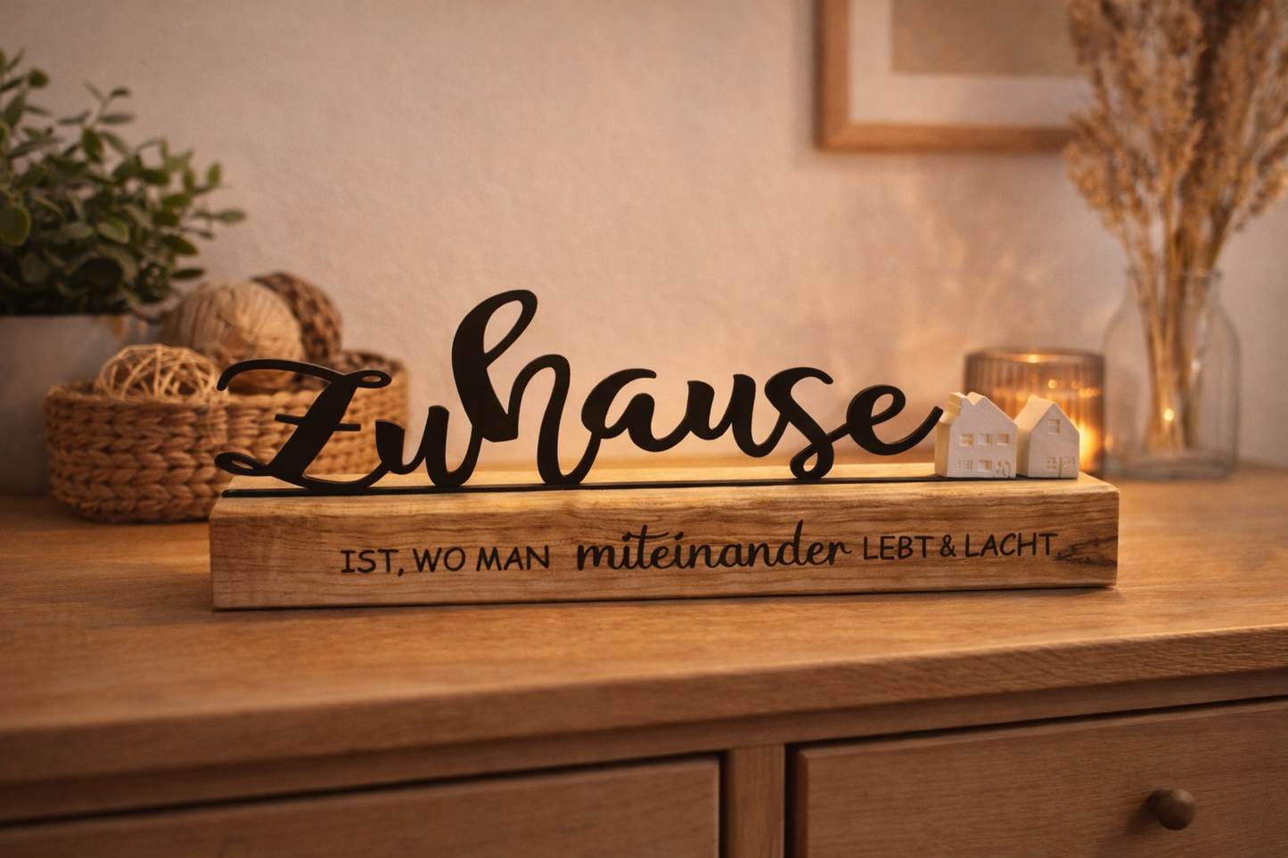 Dahoam/ Zuhause Aufsteller