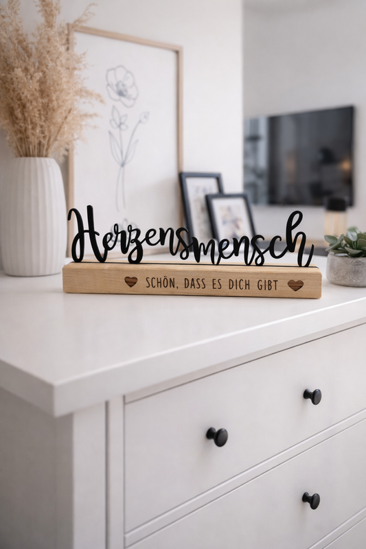 Herzensmensch/ Lieblingsmensch Aufsteller