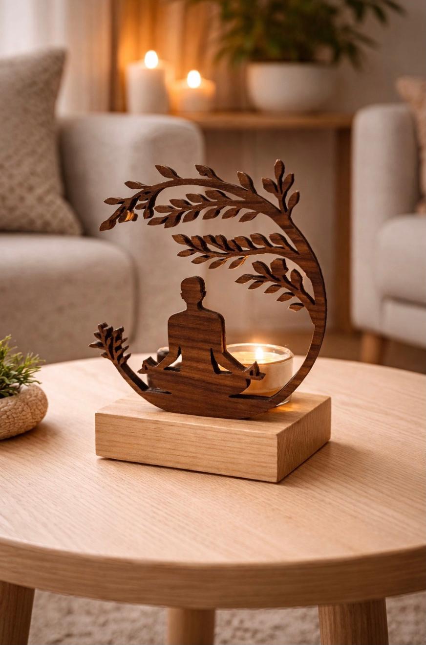 Meditatives Teelicht