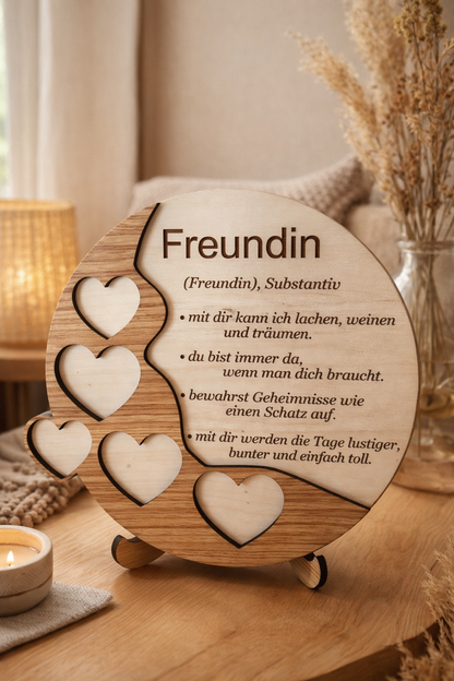 Freundin / Mama Aufsteller