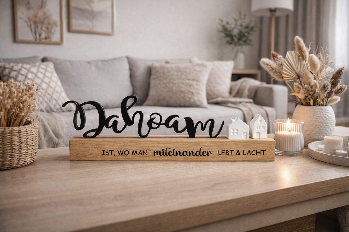 Dahoam/ Zuhause Aufsteller