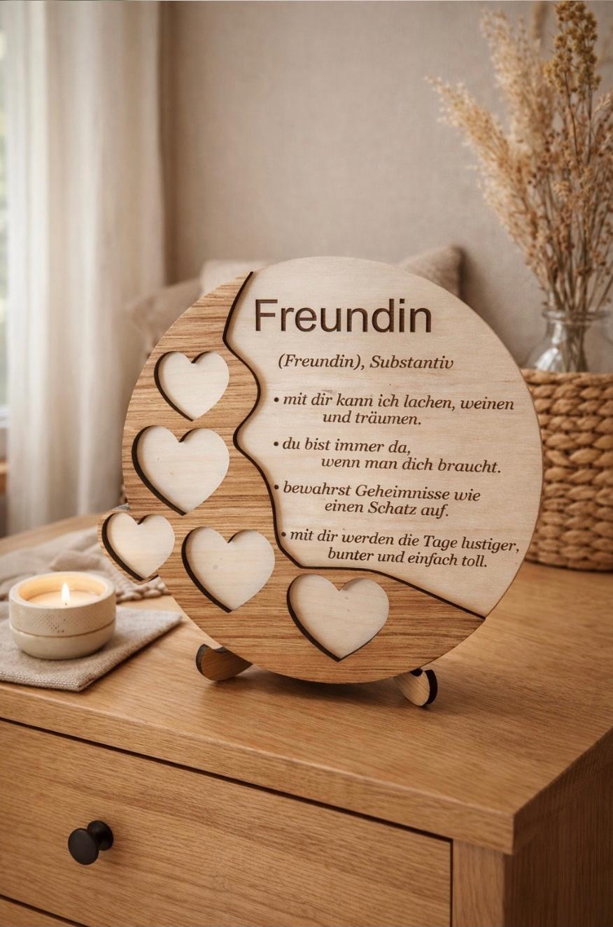 Freundin / Mama Aufsteller