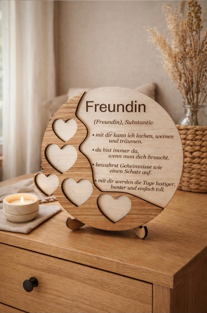 Freundin / Mama Aufsteller