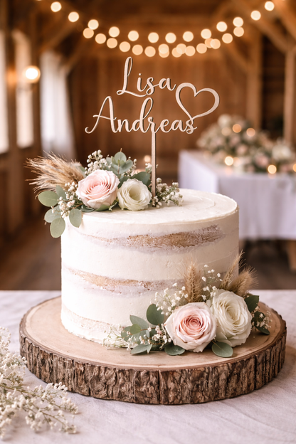 Tortenstecker Hochzeit