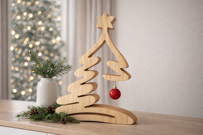 Geschwungener Weihnachtsbaum