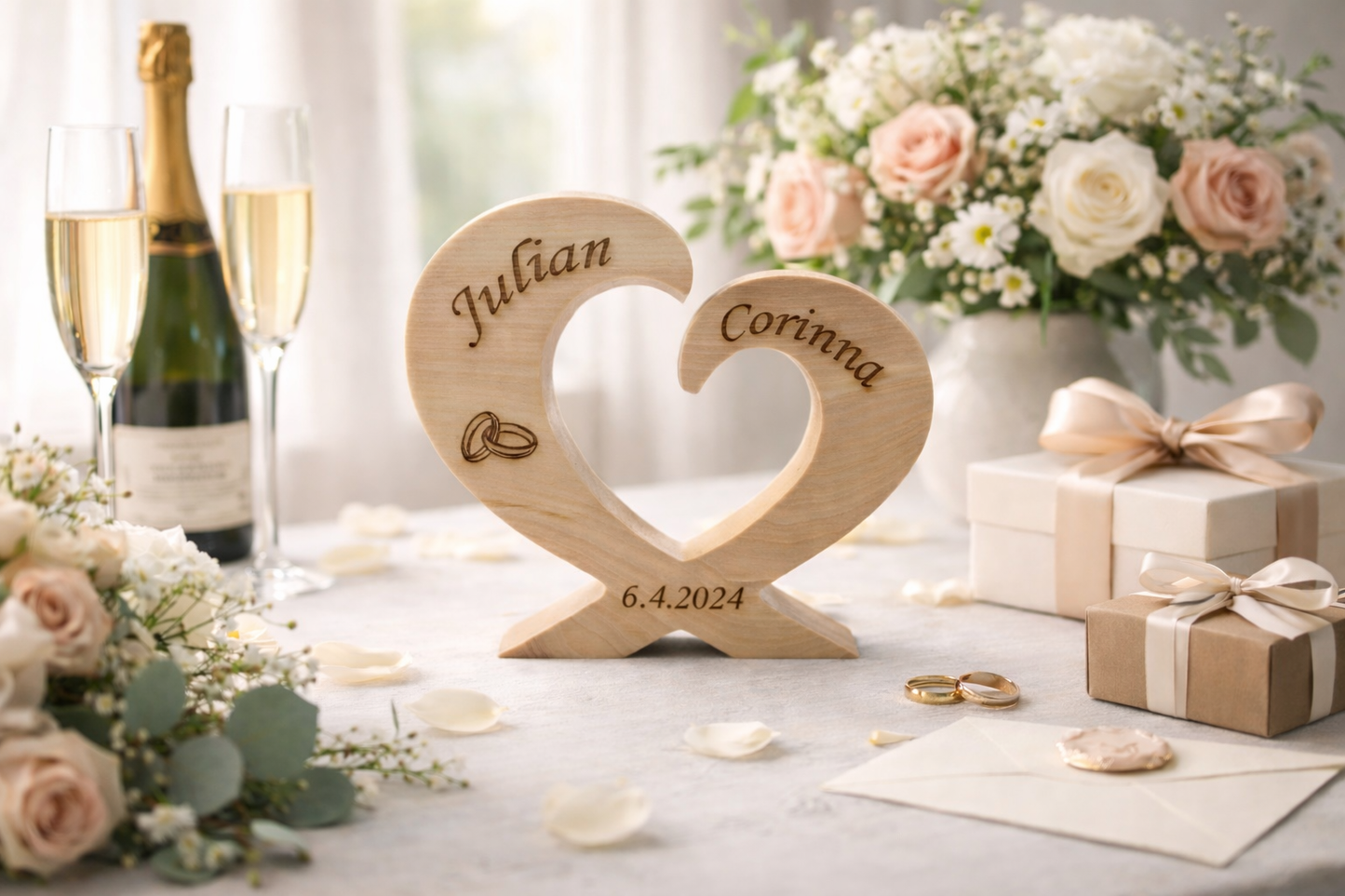 Zirbenherz offen