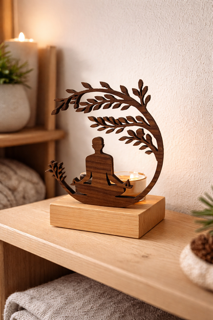Meditatives Teelicht