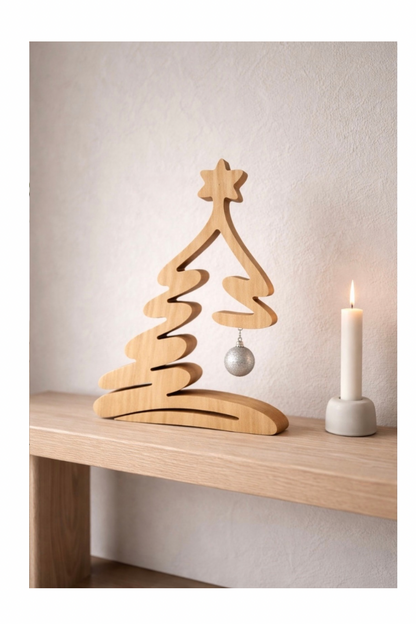 Geschwungener Weihnachtsbaum