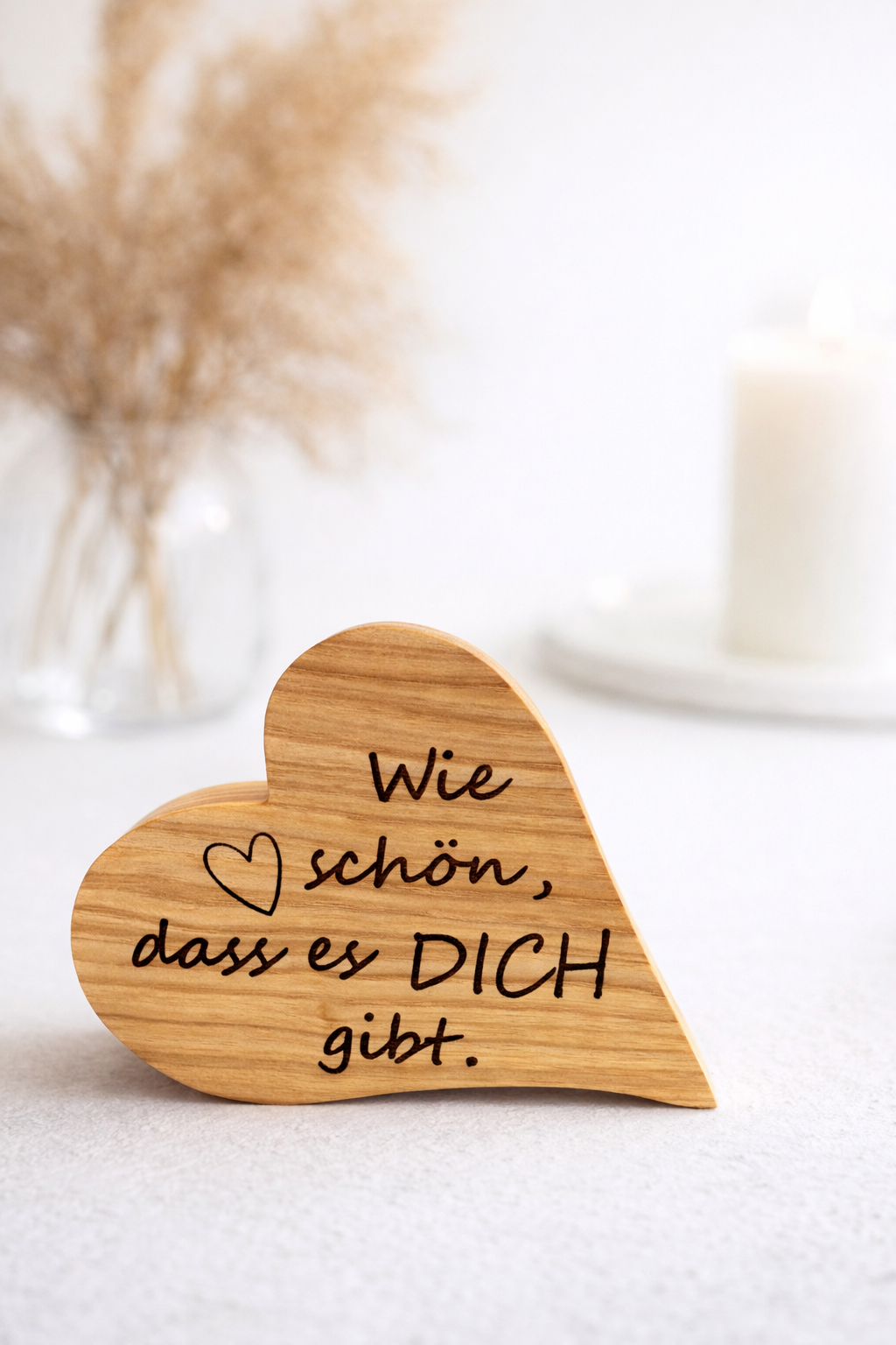 Kleines Herz aus Kernesche
